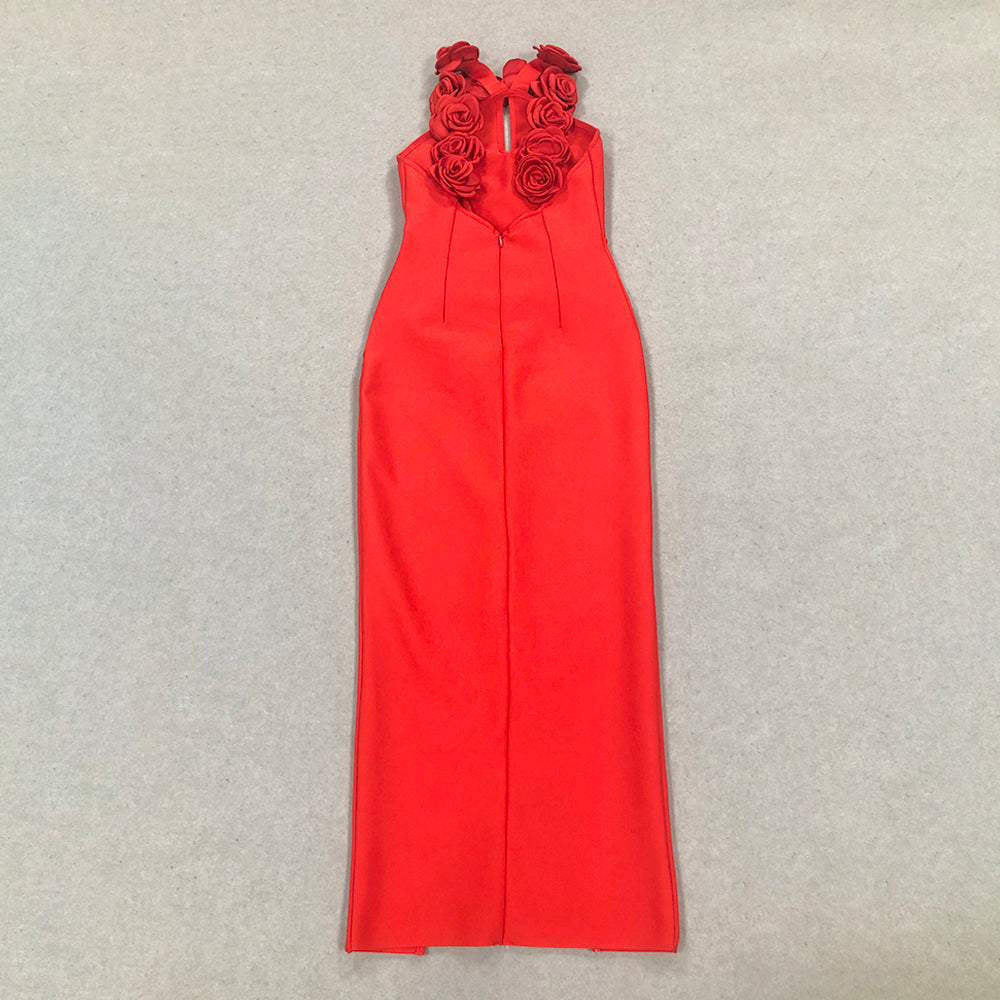 Amy red Bodycon Dress