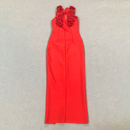 Amy red Bodycon Dress