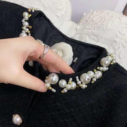 Monia Winter Black Pearls