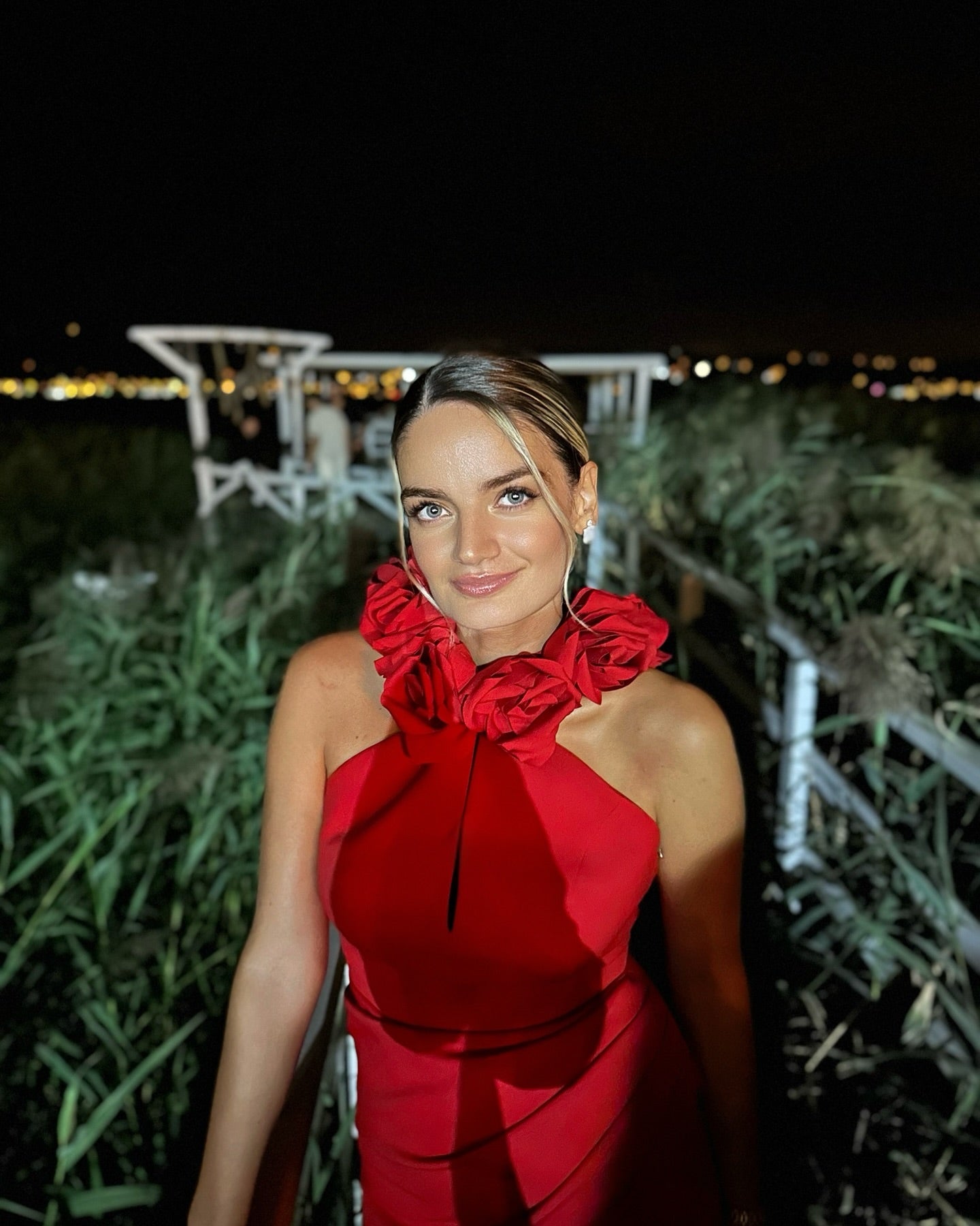 Amy red Bodycon Dress