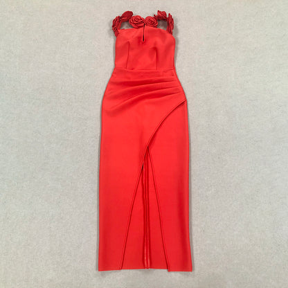 Amy red Bodycon Dress