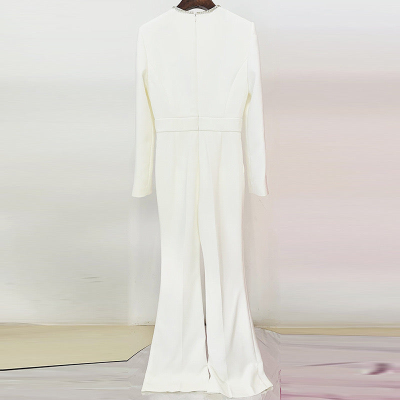 Petra Luxury White Jumpsuit