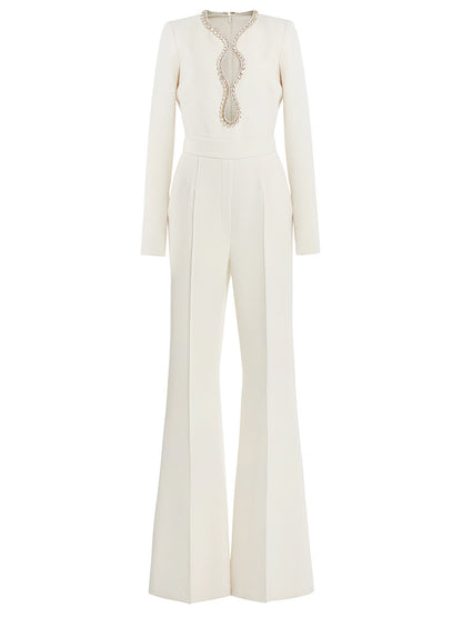 Petra Luxury White Jumpsuit