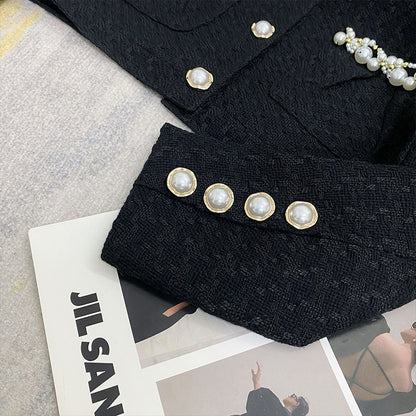 Monia Winter Black Pearls