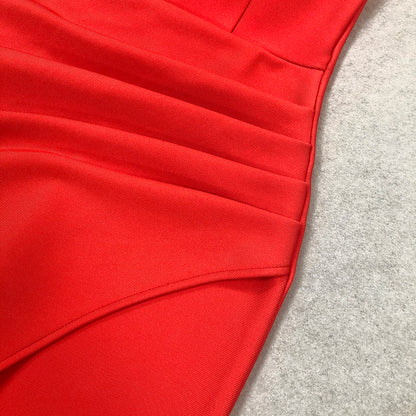 Amy red Bodycon Dress