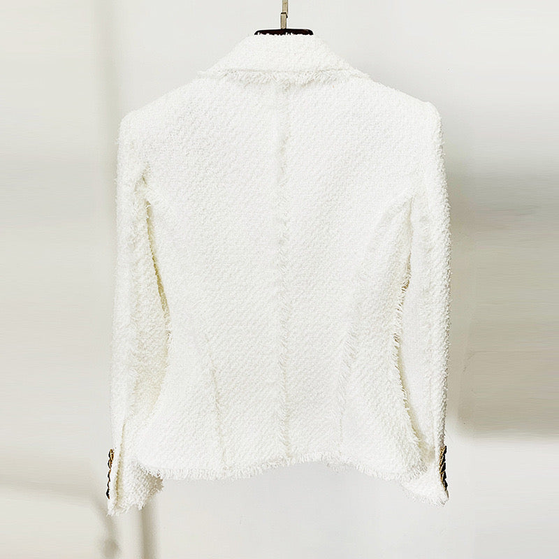 Odi te amo - White Winter Blazer