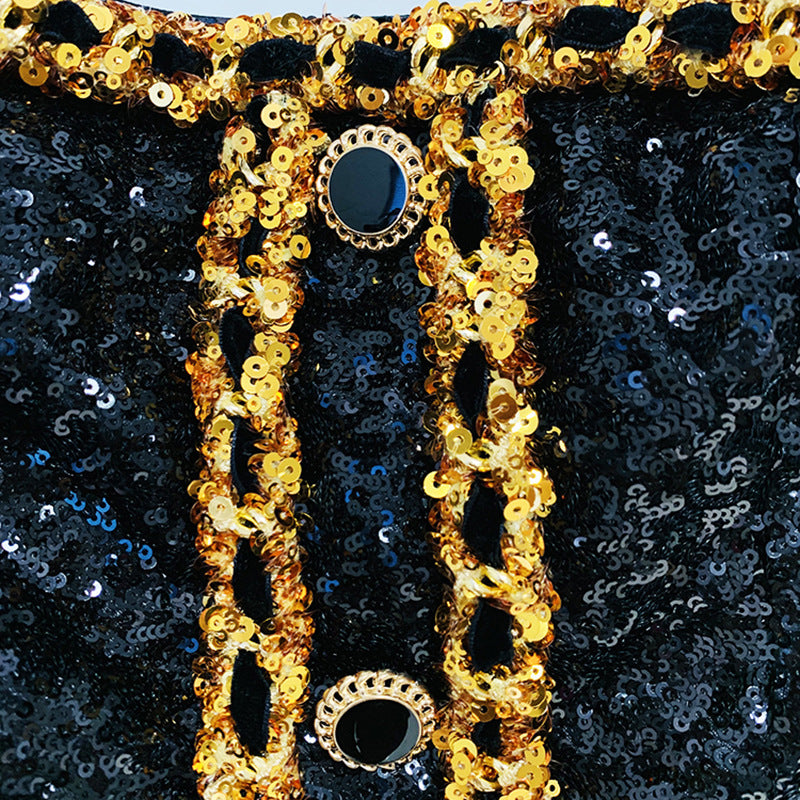 Stephy Mini bustier dress with sequins