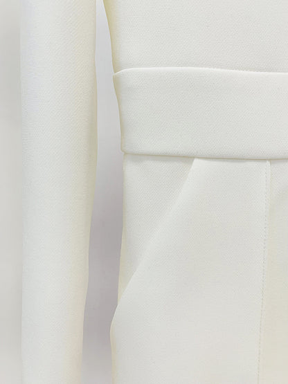 Petra Luxury White Jumpsuit