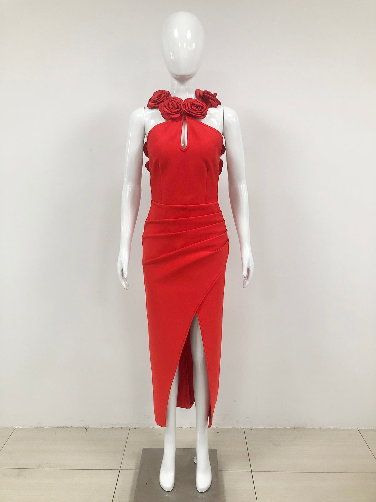 Amy red Bodycon Dress
