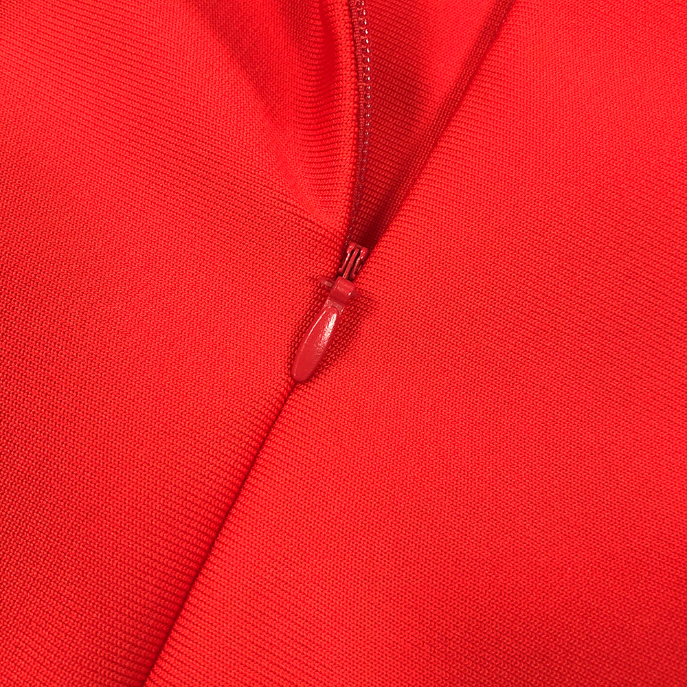 Amy red Bodycon Dress
