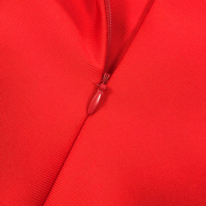 Amy red Bodycon Dress